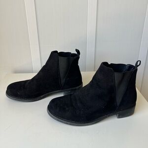 ✨ Dream Pairs Ankle Boots Women Black Suede High Chelsea Fall Boots Size 9